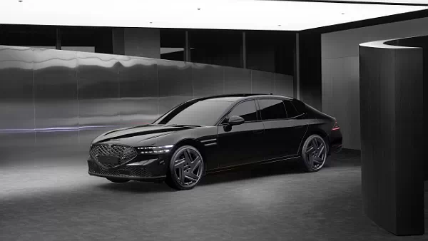 Genesis G90 Black KR-spec car desktop wallpaper for PC