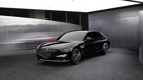 Genesis G90 Black KR-spec car desktop wallpaper for PC