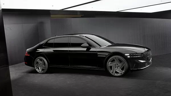 Genesis G90 Black KR-spec car desktop wallpaper for PC
