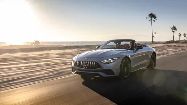 Mercedes-AMG SL 43 US-spec car desktop wallpaper for PC
