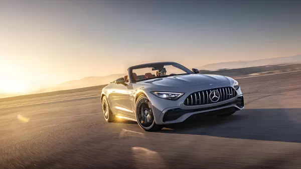 Mercedes-AMG SL 43 US-spec car desktop wallpaper for PC