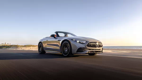 Mercedes-AMG SL 43 US-spec car desktop wallpaper for PC