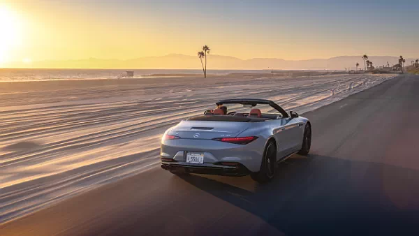 Mercedes-AMG SL 43 US-spec car desktop wallpaper for PC