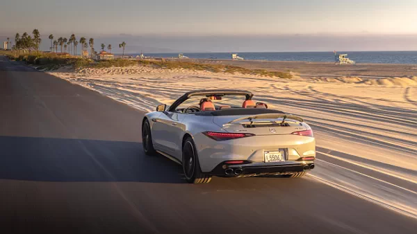 Mercedes-AMG SL 43 US-spec car desktop wallpaper for PC